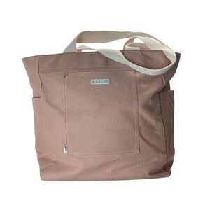 BIRDLING Canvas Tote Diaper Bag Travel in Dust Pink